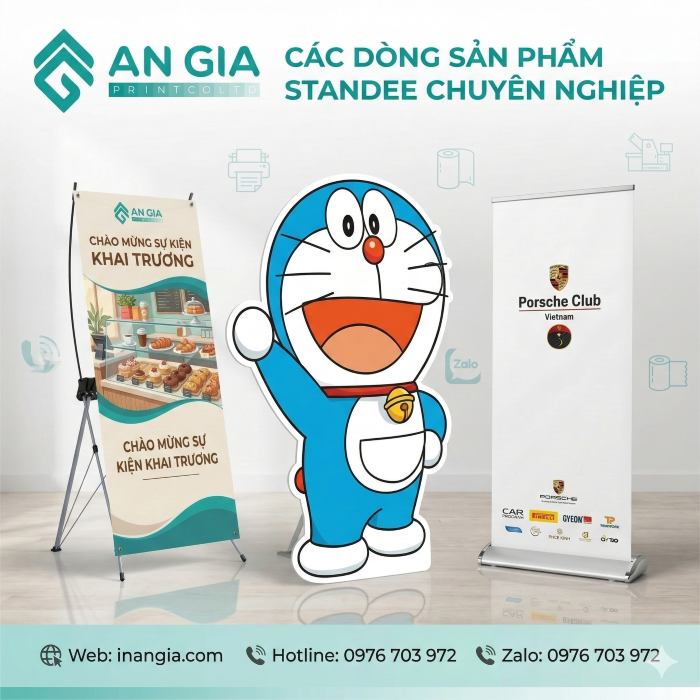 Bảng Giá Khung Standee Và In Standee Lấy Liền Tại TP.HCM